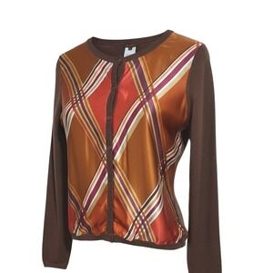 Vintage Renato Nucci Wool & Silk Women's size XL Beaded Sophisticated Cardigan